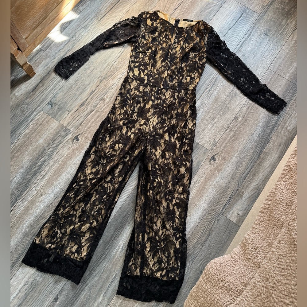 Elegant Black Lace Jumpsuit